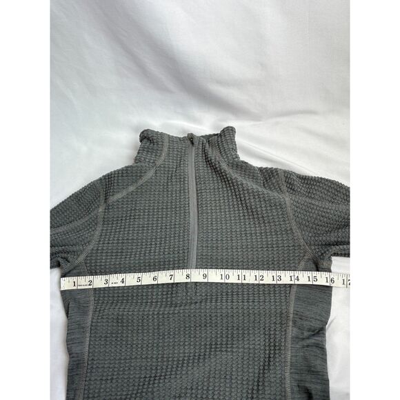Columbia Textured Gray Pullover 1/4 Quarter Zip XXS/2XS Sporty Hiking Outdoors - Picture 9 of 9